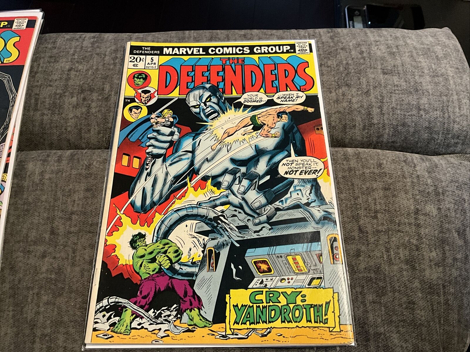 The Defenders #5 Marvel Comics April ‘73 Origin Of Valkyrie Minor Key
