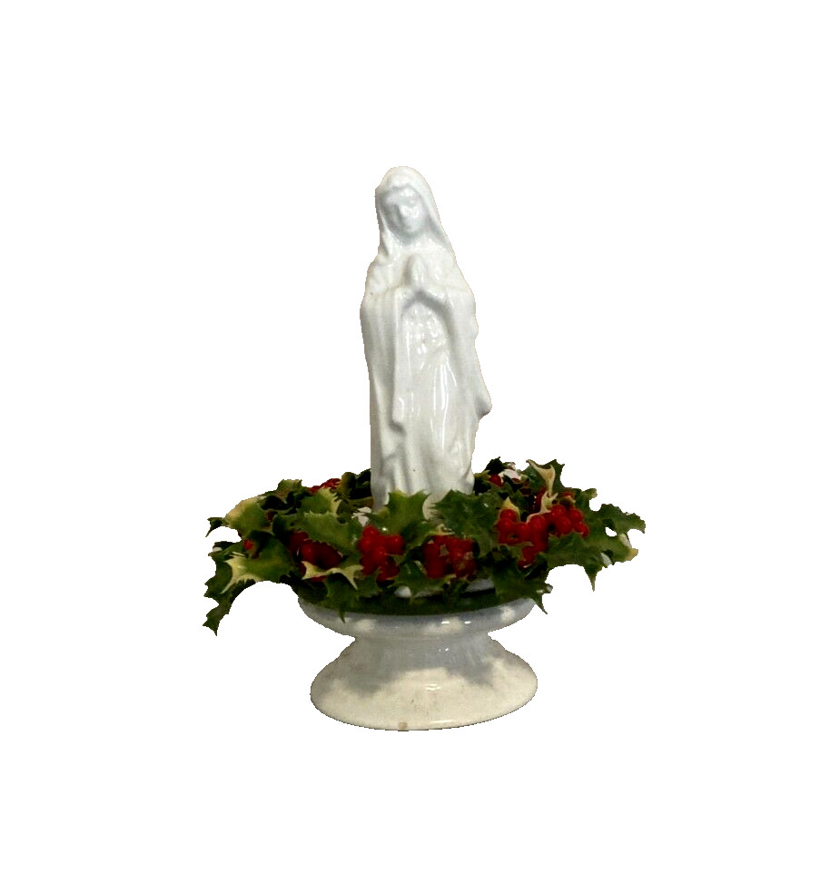 Inarco Virgin Mary Praying Statue Vintage Madonna 4.5” Figurine Japan - Rare