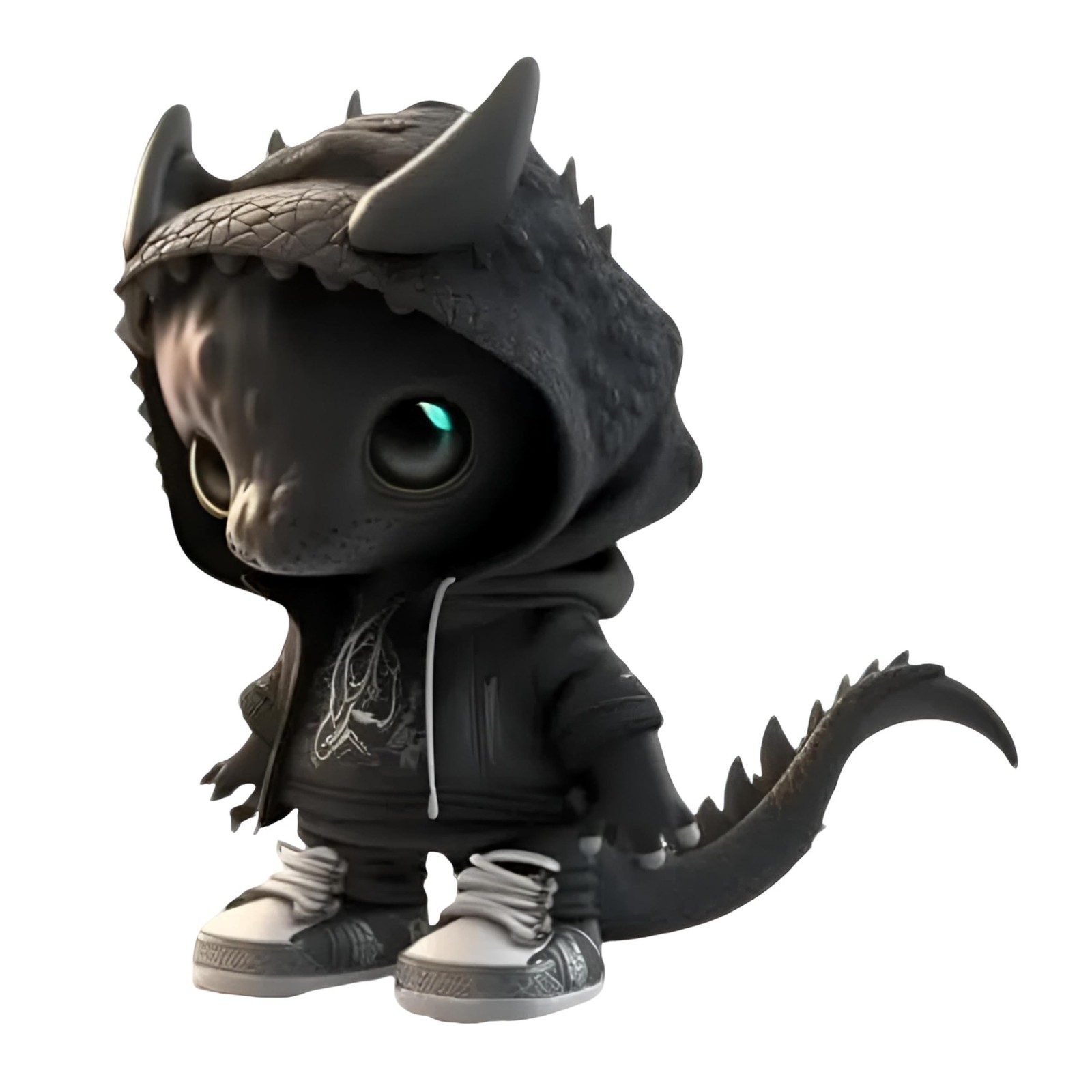 Cool Dragon Figurine Statue – Unique Resin Dinosaur Sculptures for Home &