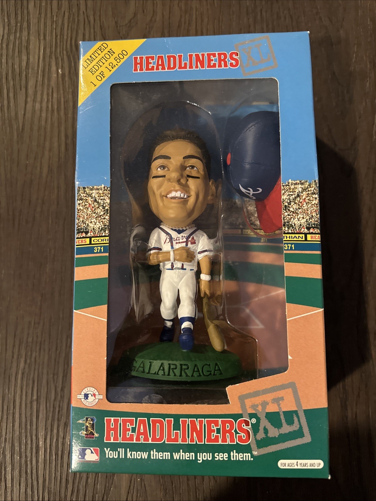 1998 Headliners XL Andres Galarraga Limited Edition 1 of 12500 Braves w/ COA 1998 Headliners XL Andres Galarraga Limited Edition 1 of 12500 Braves w/ COA