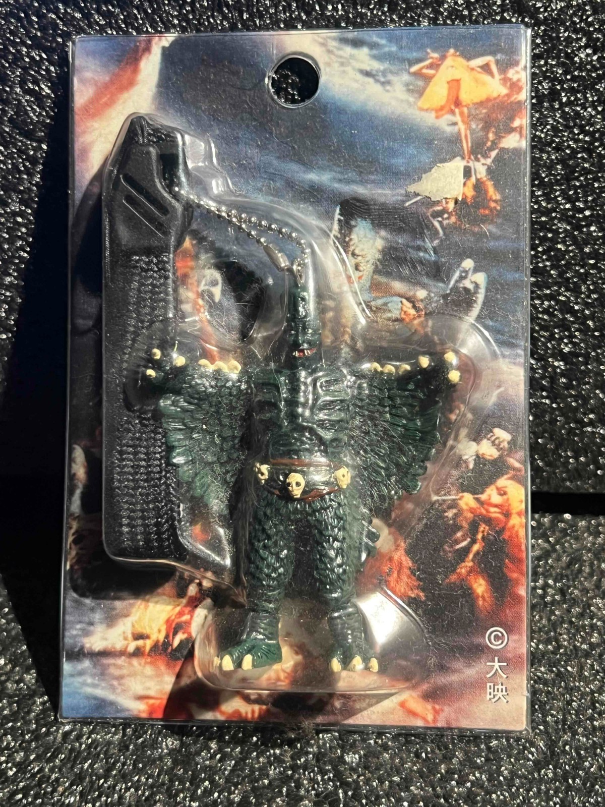 Daiei Yokai Daisenso Daimon Figure Strap Vintage Japan Japan Rare TOKUSATSU