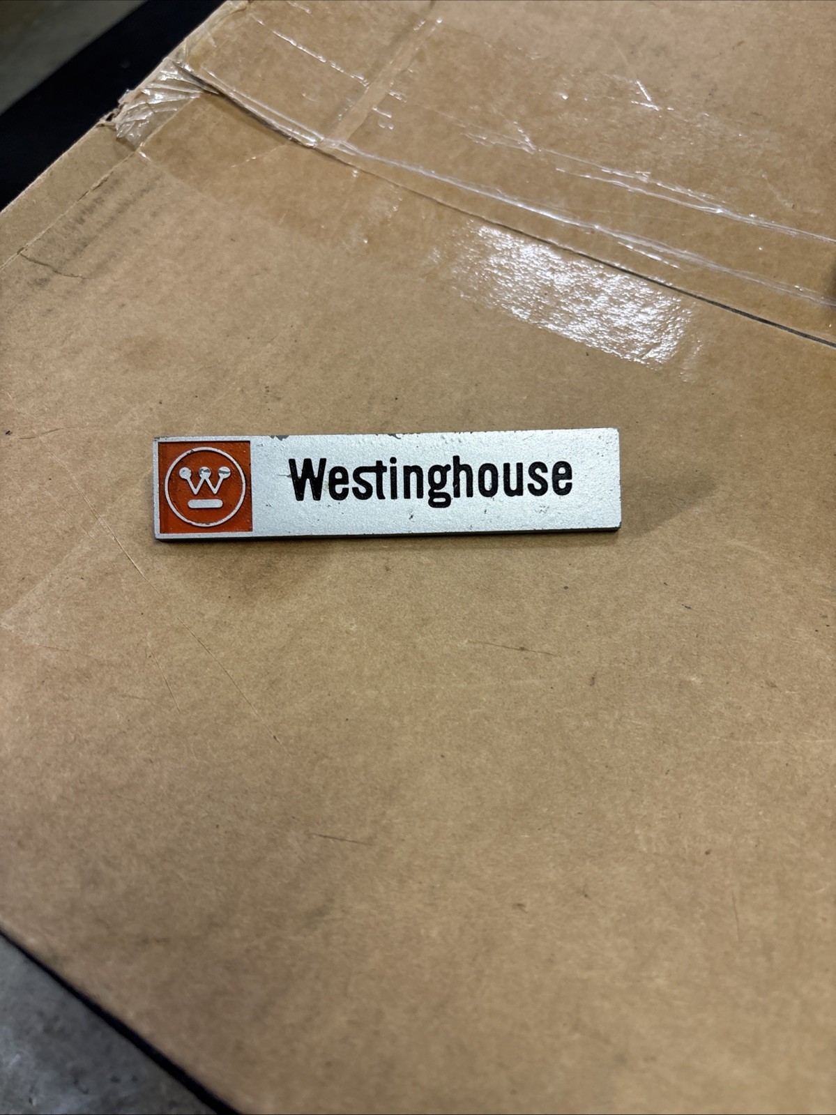 WESTINGHOUSE Logo Tag Emblem Manufacture Plate Sign 