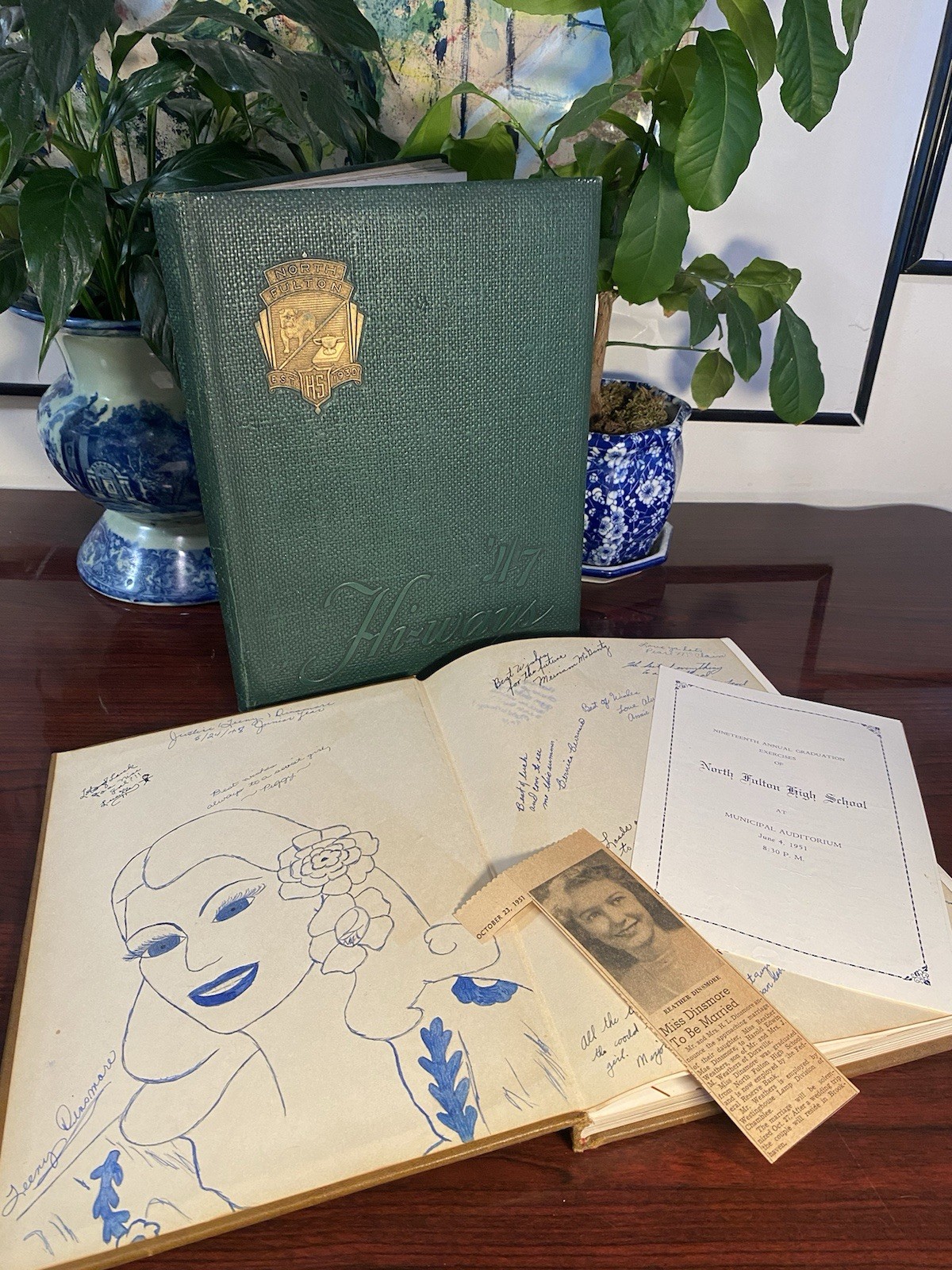 High school Yearbook Archive 1947 48 Atlanta Georgia Hi-Ways HS Ephemera 