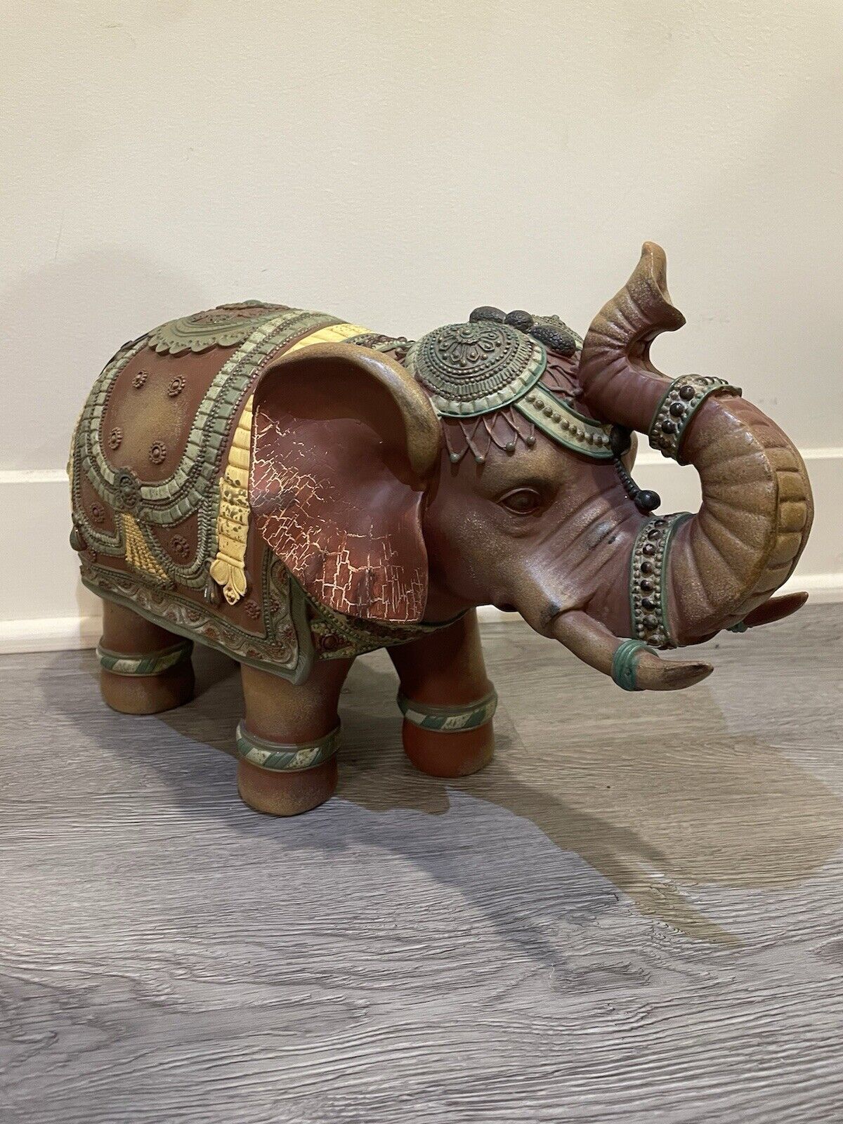 antique elephant Decor Figure 