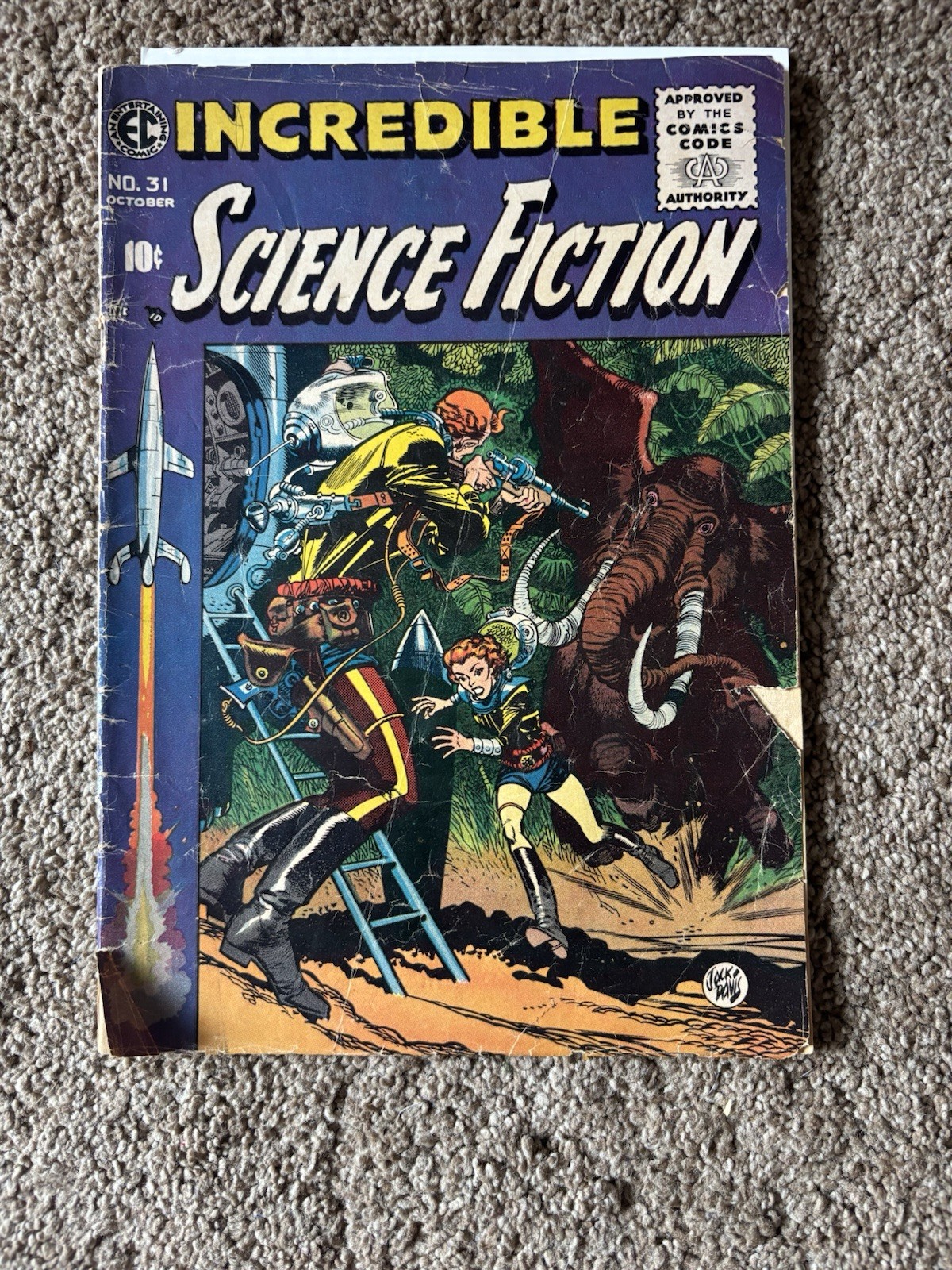 Incredible Science Fiction #31 (EC Comics 1955) Early Silver Low-mid Grade