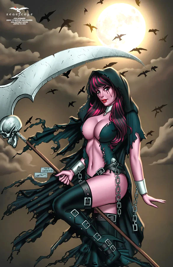 GRIMM FAIRY TALES #77 V2 - Keres - Halloween - Jyn Leonard - ZENESCOPE LE 250 GRIMM FAIRY TALES #77 V2 - Keres - Halloween - Jyn Leonard - ZENESCOPE LE 250