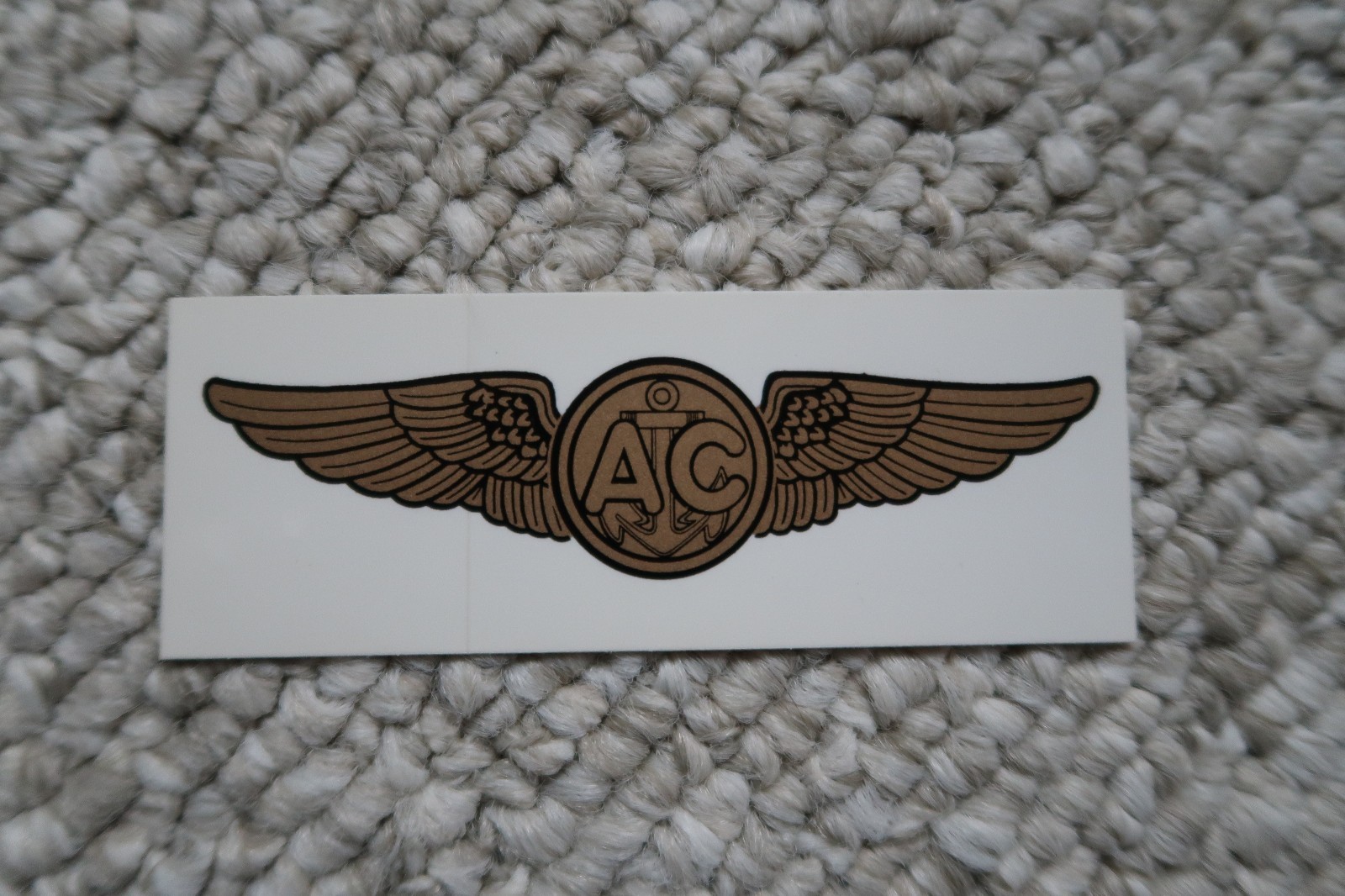 AIR CREW WING NAVY 4 ea DECALS 4 3/8