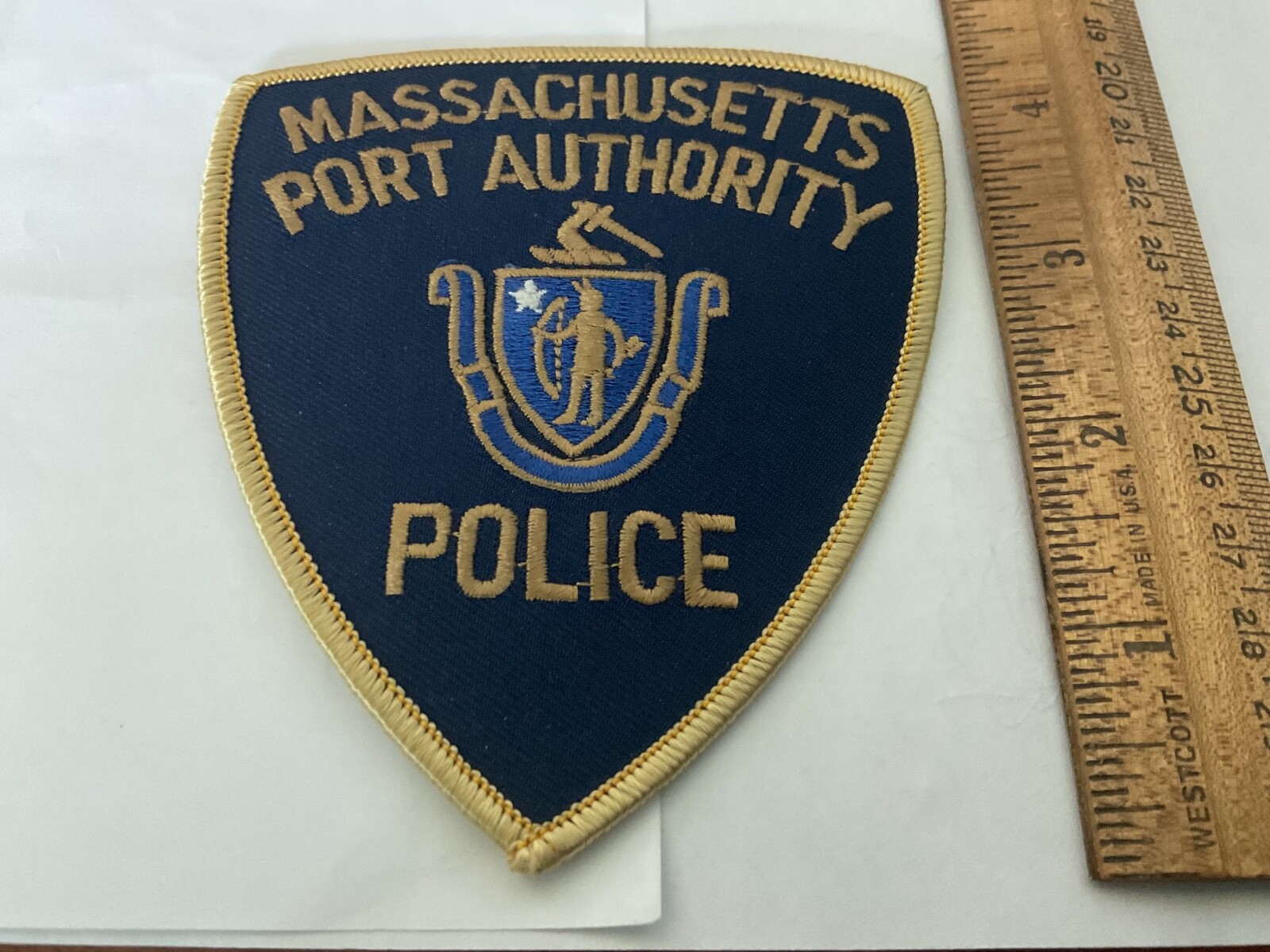 Massachusetts Port Authority collectable patch full size new