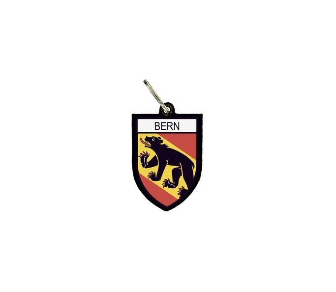 keychain key chain ring flag national souvenir shield switzerland bern
