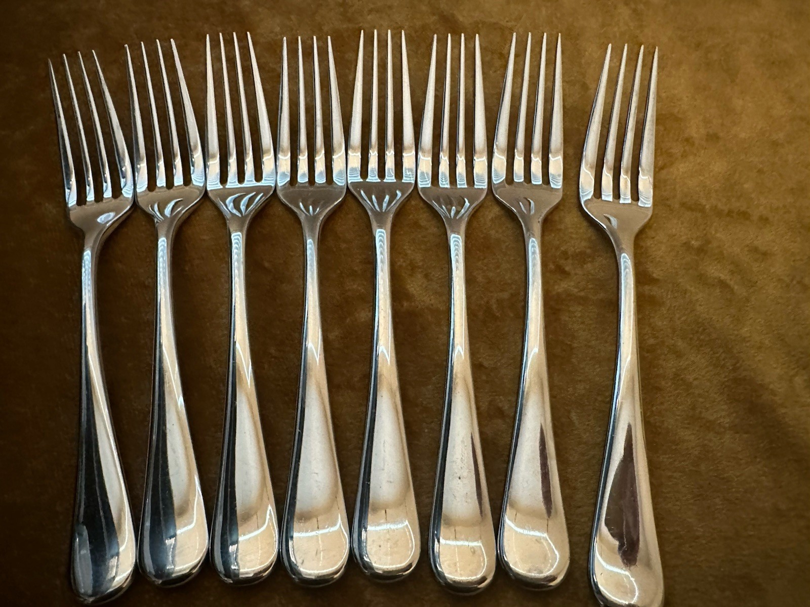 Robert Welch 18/10 Stainless  Province Mirror (8) SALAD FORKS