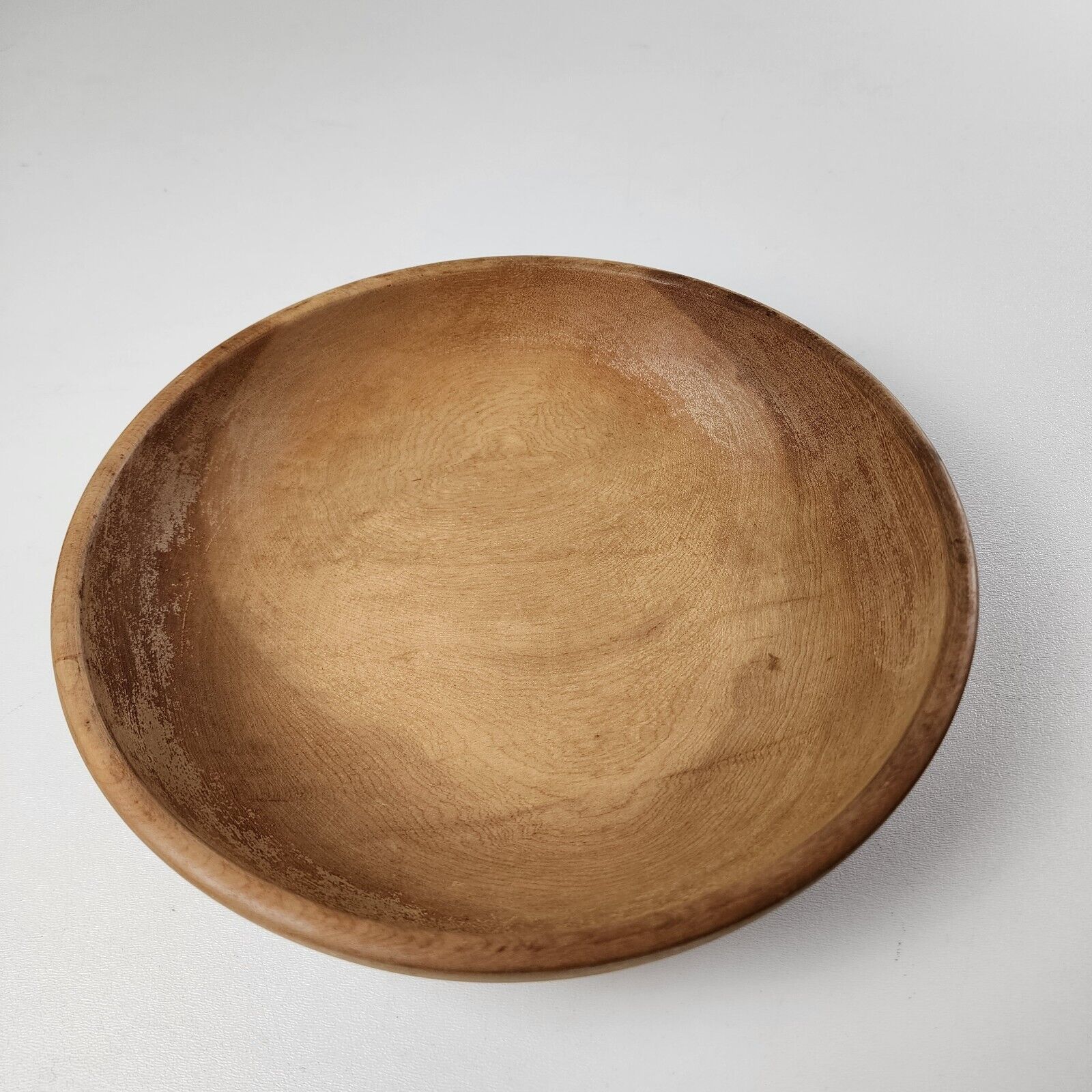 Vintage Woodpecker Woodware Wood Serving Bowl Made in Japan 10\
