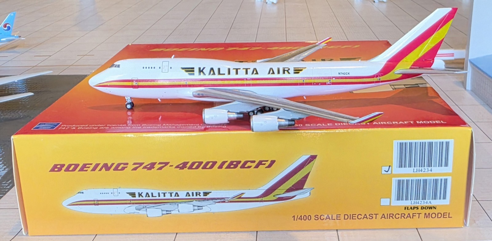 KALITTA AIR 747-400F 1/400 JC WINGS N742CK