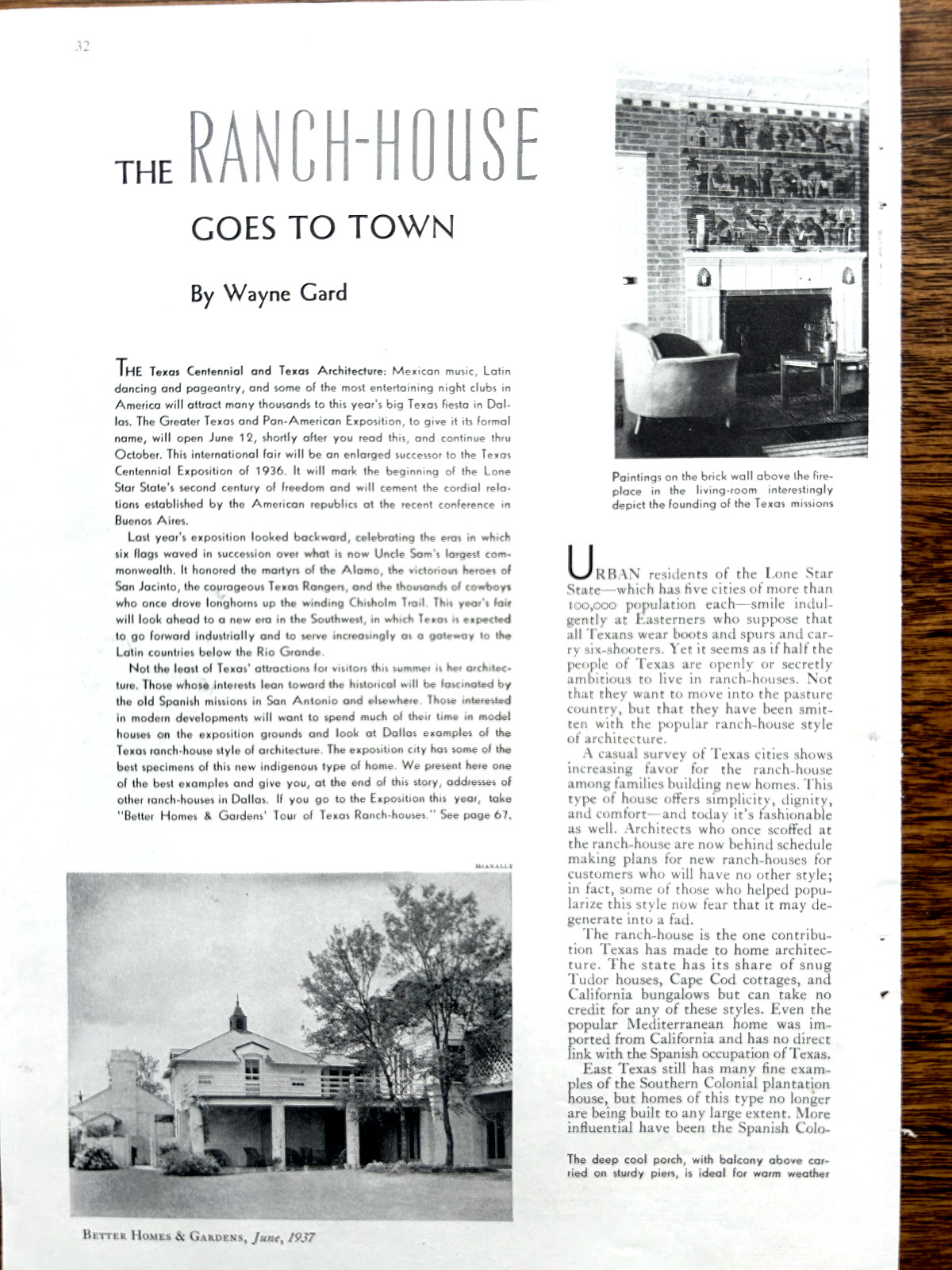 Elbert Williams Home 1937, Dallas, TX, David Williams, Architect