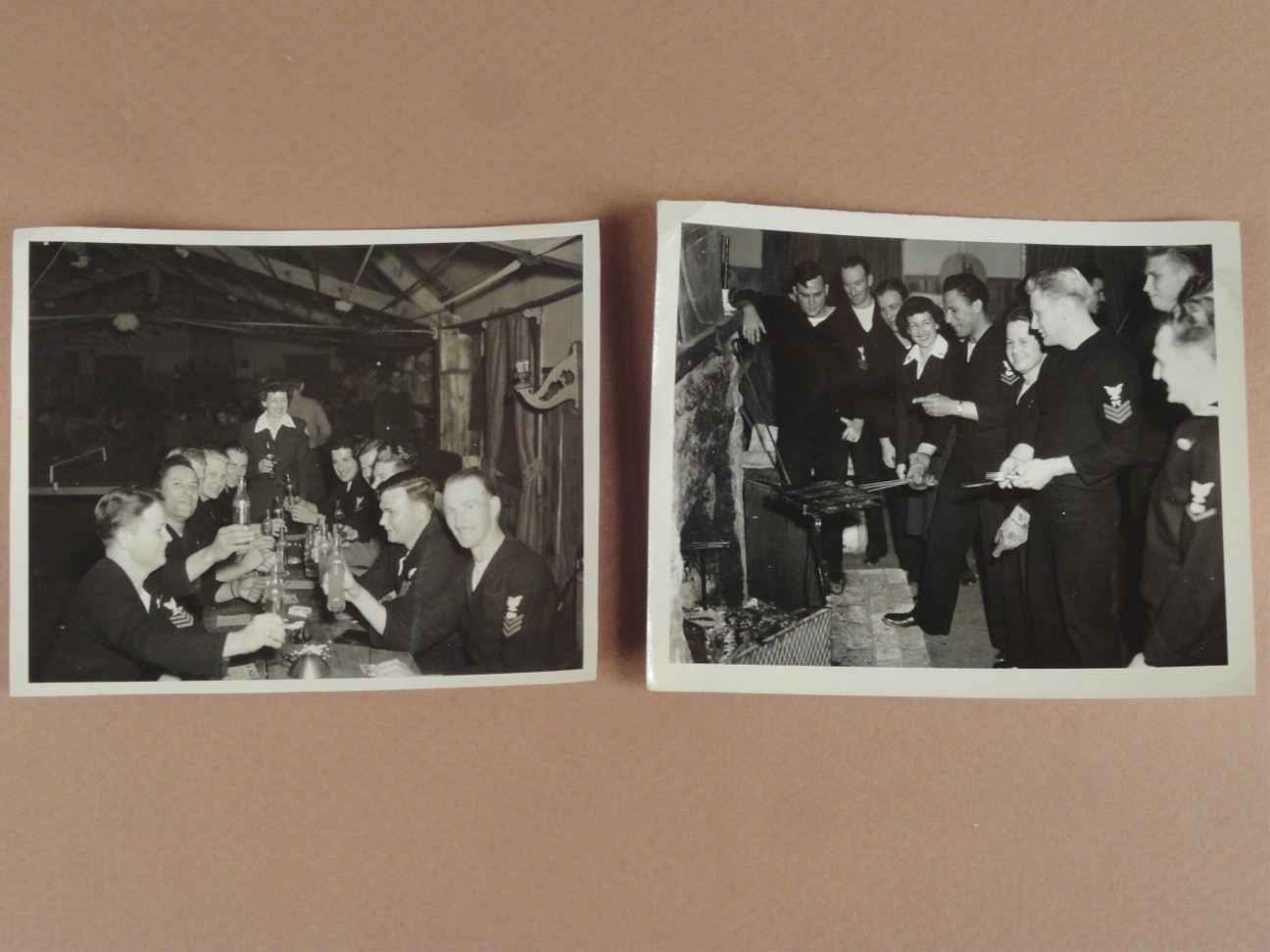 1940s US Navy Soldiers Uniform & Women's LAC WWII Military Vintage Photos Bingo