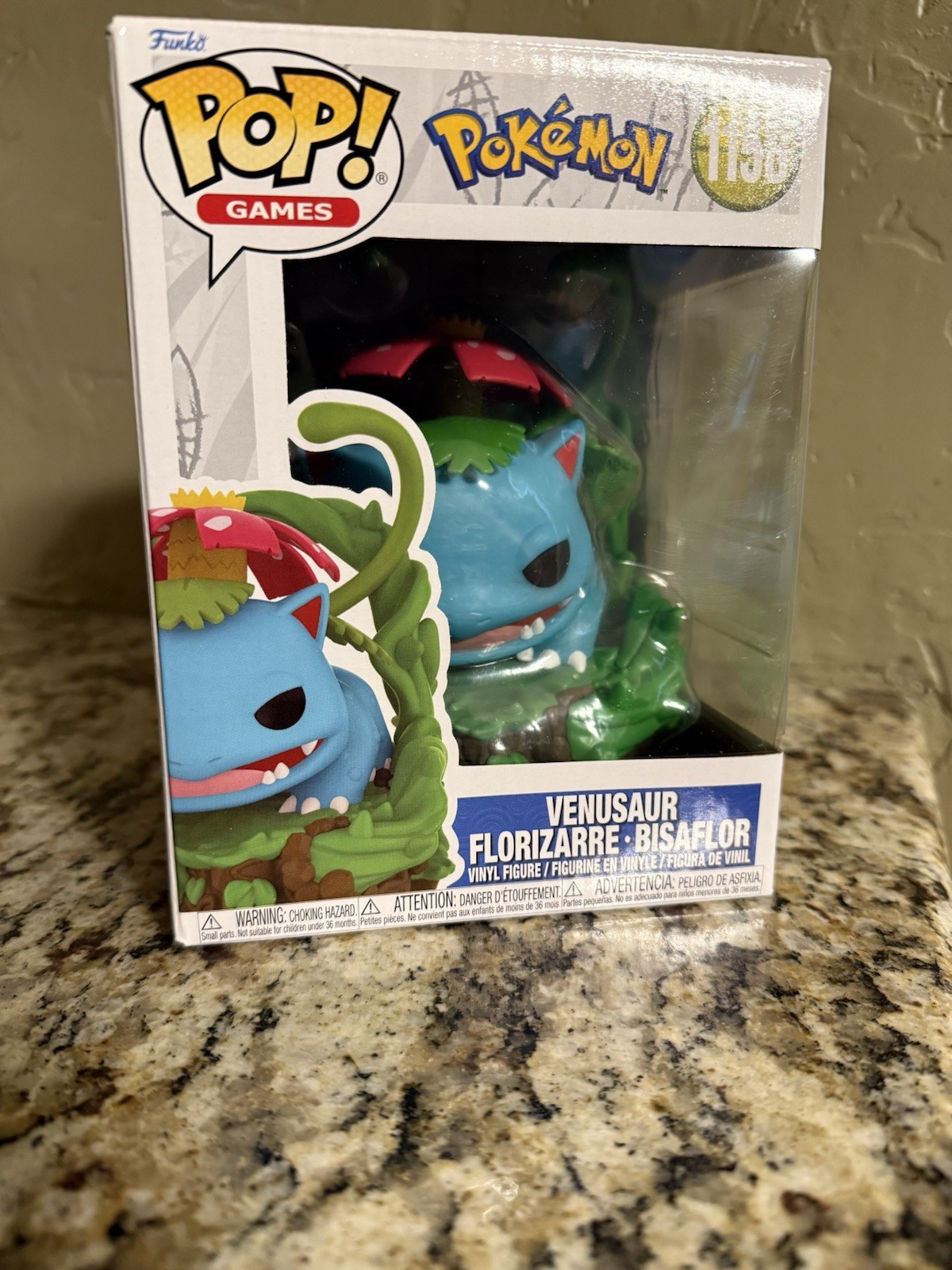 Funko Pop Premium Games Pokémon Venusaur #1158 Vinyl Figure