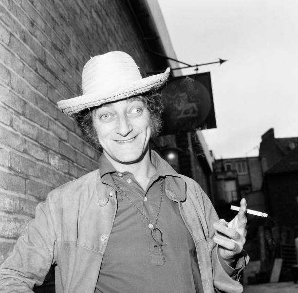 Zany comedian Marty Feldman seen here posing for the DM at the- 1969 Old Photo 1