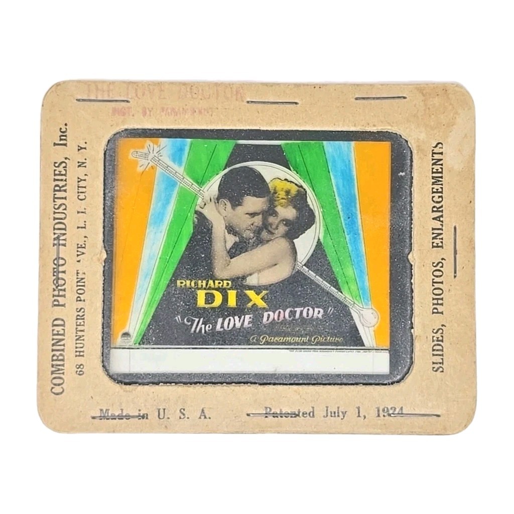 Magic Lantern Glass Slide Movie Richard Dix \