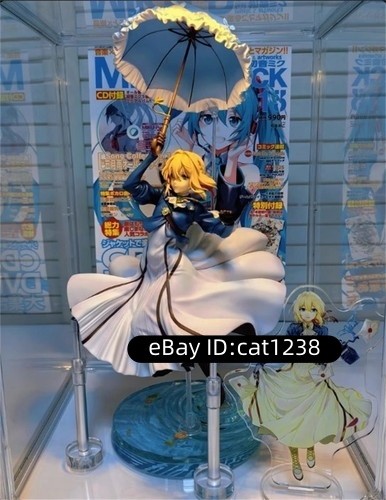 Official Violet Evergarden Umbrella Ver 1/7 Scale 35cm Figure Model Statue Toy