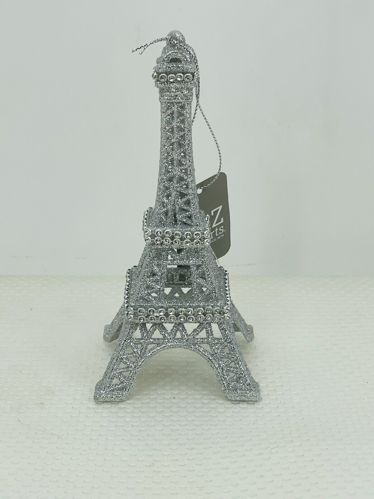 Raz Imports SILVER Eiffel Tower Ornaments 5.75”  NEW 🎄