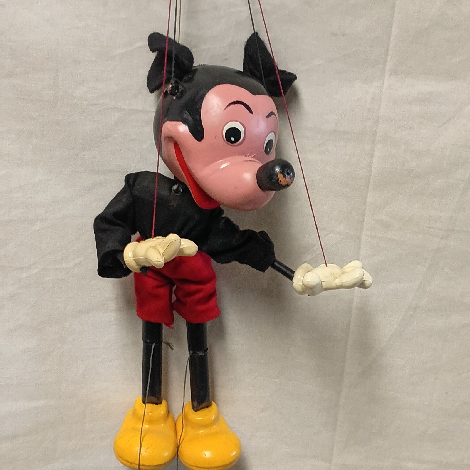 Vintage 1950\'s DISNEY Mickey Mouse Pelham Puppet Made In England 