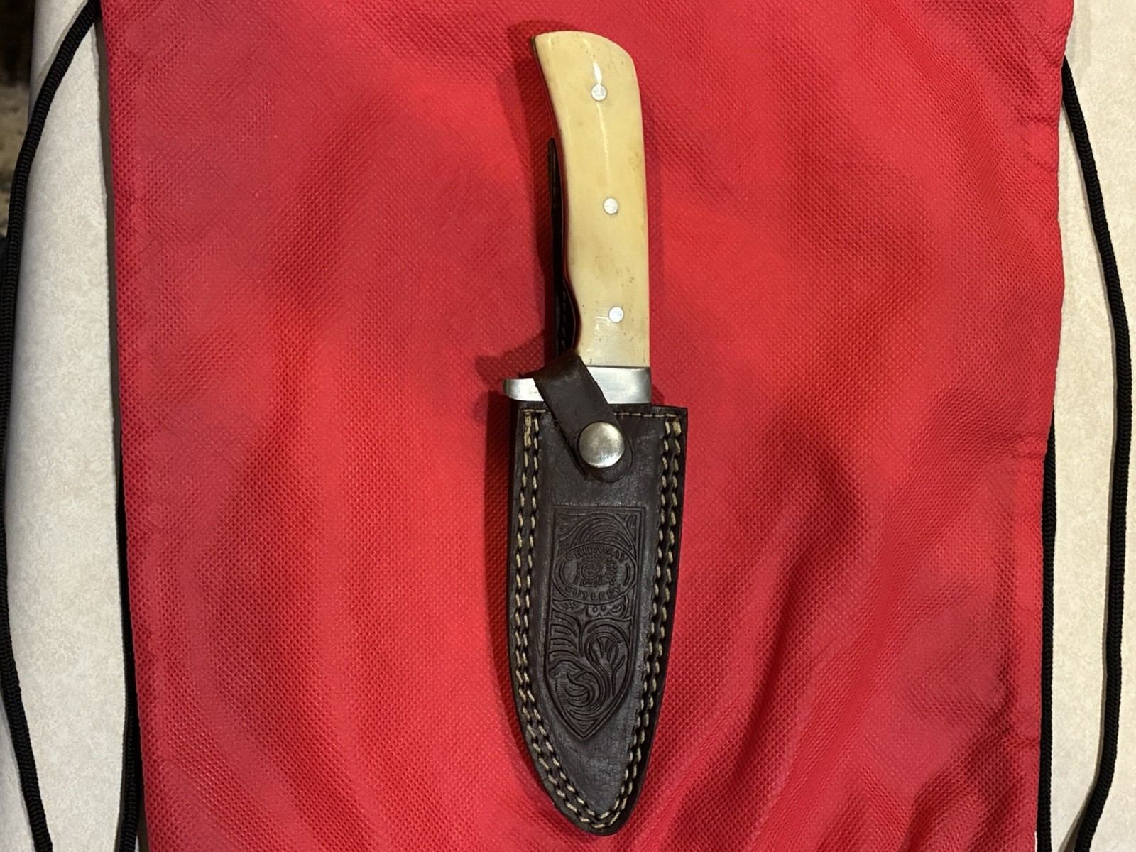 Hunting Knife With Sheath, Alaskan Bear Hunter, Chippewa Classic