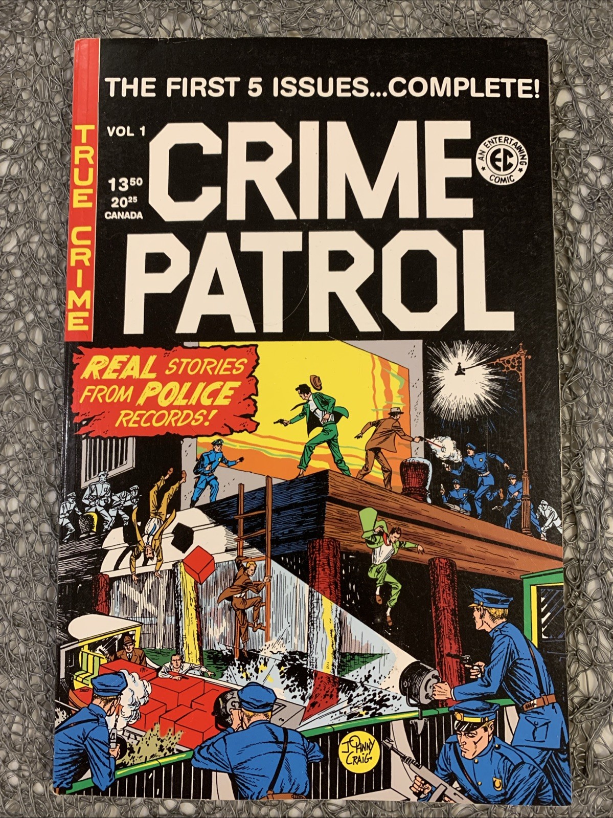 Crime Patrol : Volume 1 #1-5 Complete : EC Comics : VGC Crime Patrol : Volume 1 #1-5 Complete : EC Comics : VGC
