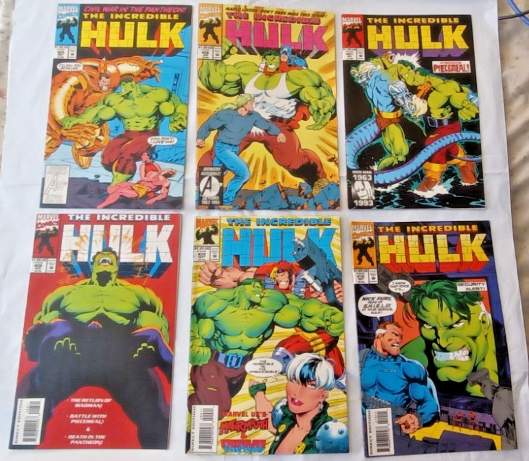 The Incredible Hulk Marvel Comics Mixed Lot 33 Issues 1990s VF