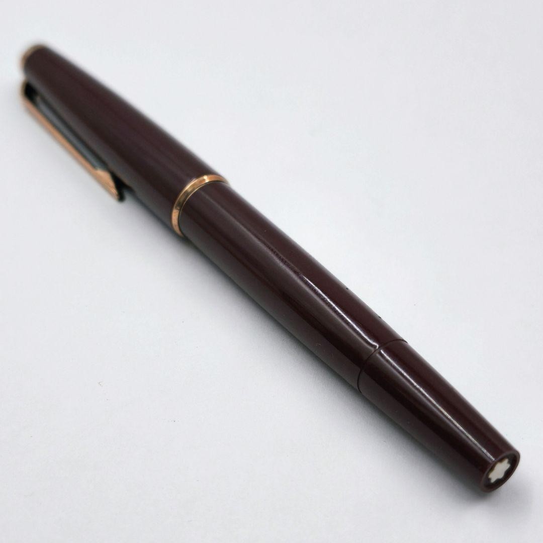Montblanc Fountain Pen 14K Made in Germany 320 Bordeaux Tested Used