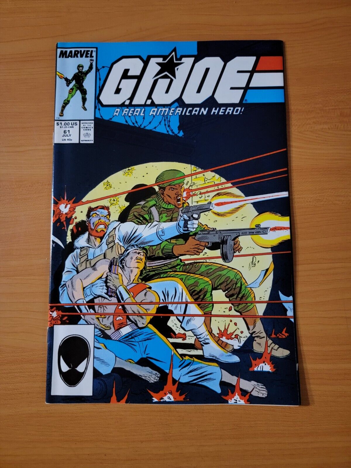 G.I. Joe A Real American Hero #61 Direct Market Edition ~ NEAR MINT NM ~ 1987
