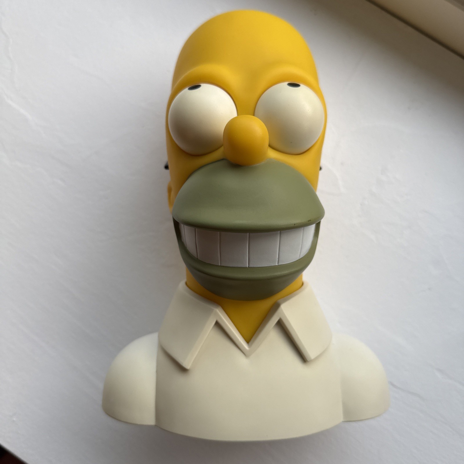 Vtg 1999 The Simpsons Homer AM FM Radio - Eyes Adjust Tuning & Volume Tested