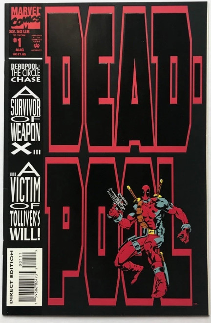 Deadpool: The Circle Chase issue #1, #2 & issue #4 (1993)