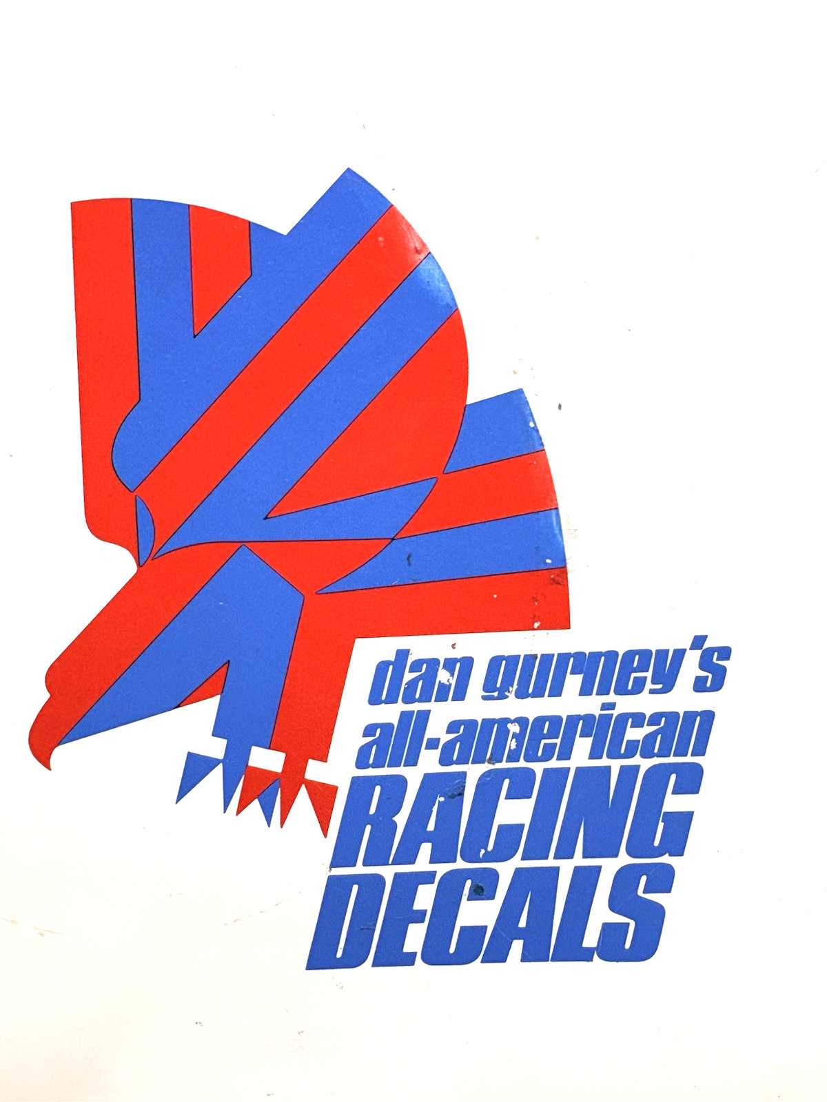 Vintage 1970 Dan Gurney’s All American Racing Decals Book 33 Stickers