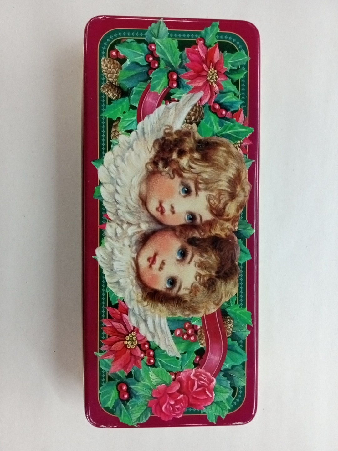 Vintage Dot\'s Chocolate Angel Tin 9.5x4