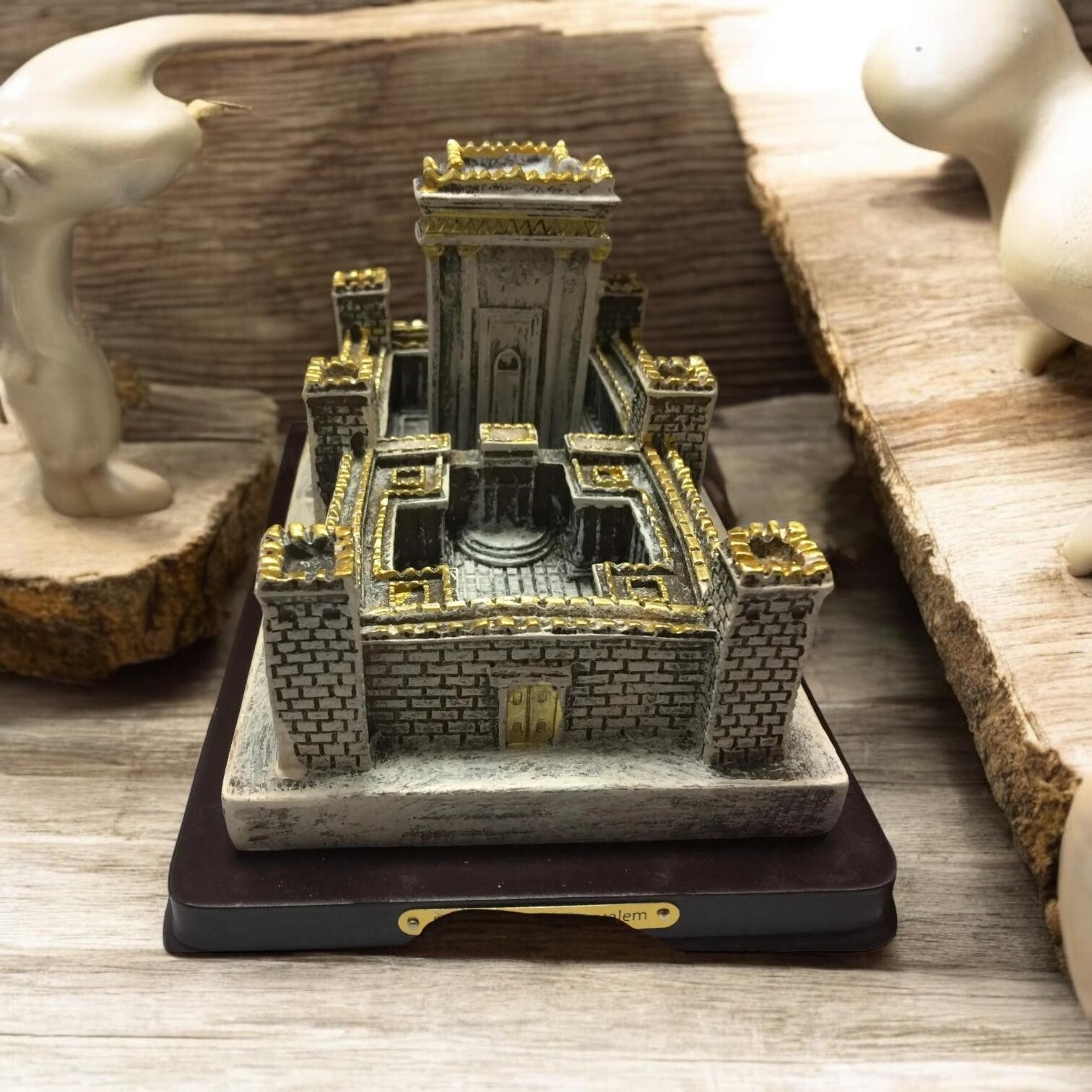Judaica The Second Temple of Jerusalem Sculpture