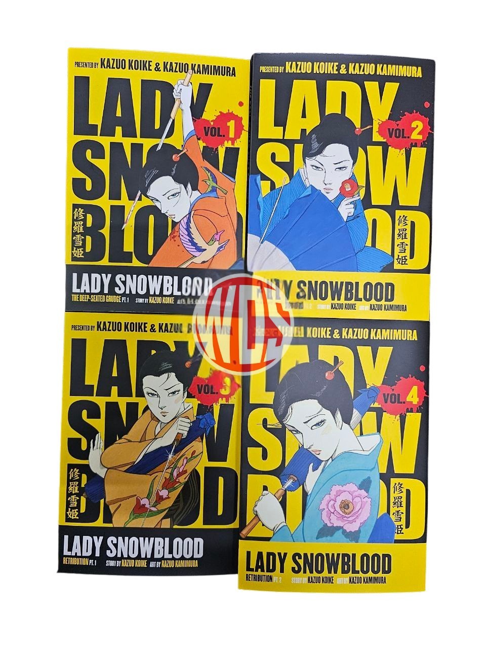 Lady Snow Blood Manga English Edition Volume 1-4 End Complete Set Comic Lady Snow Blood Manga English Edition Volume 1-4 End Complete Set Comic