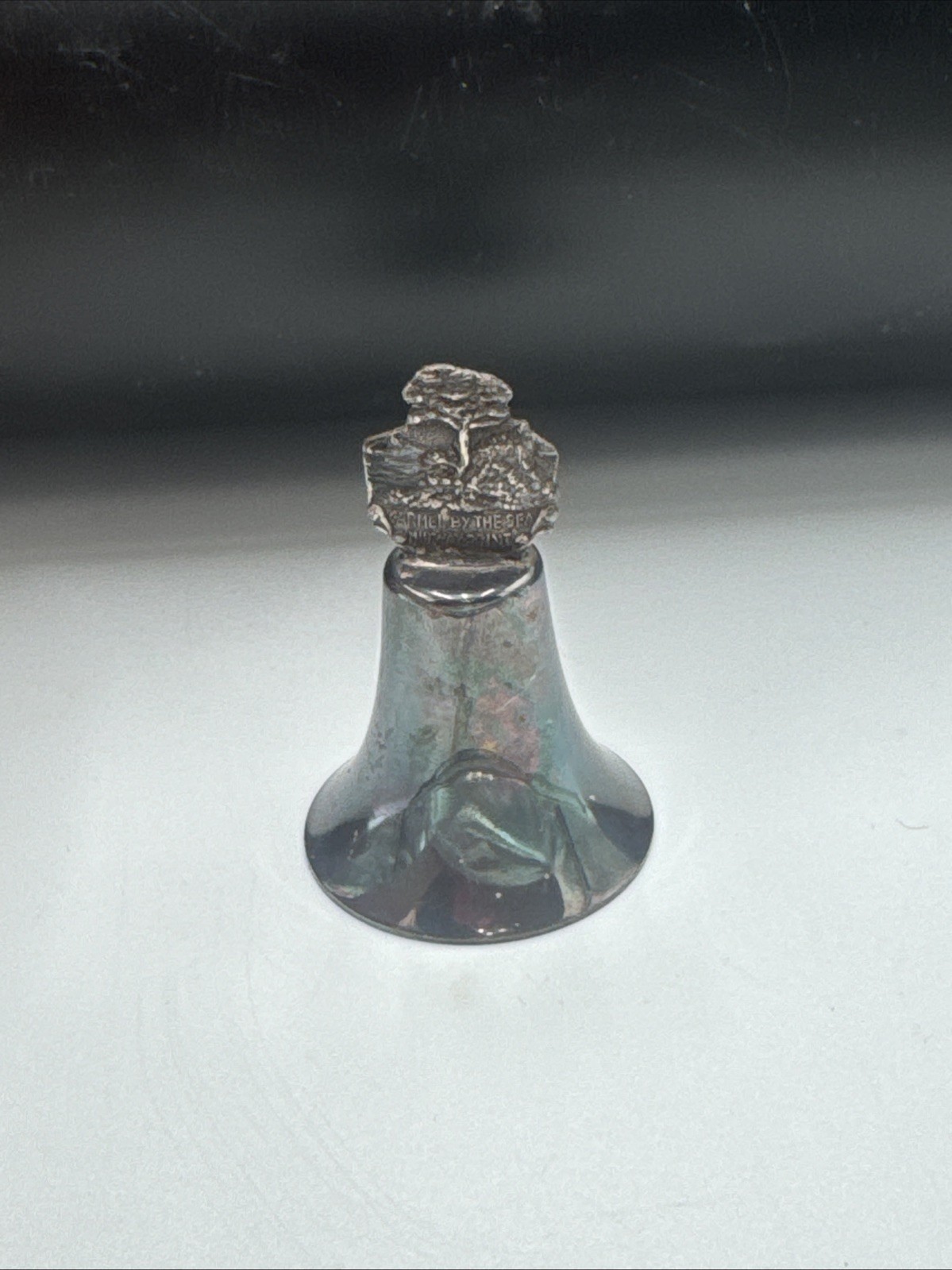 Vintage Carmel-by-the-Sea California Travel Souvenir Metal Hand Bell