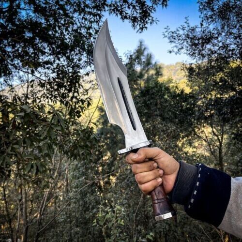 Custom Handmade Carbon Steel Blade Allam Traditional Bowie Knife| Hunting Knife