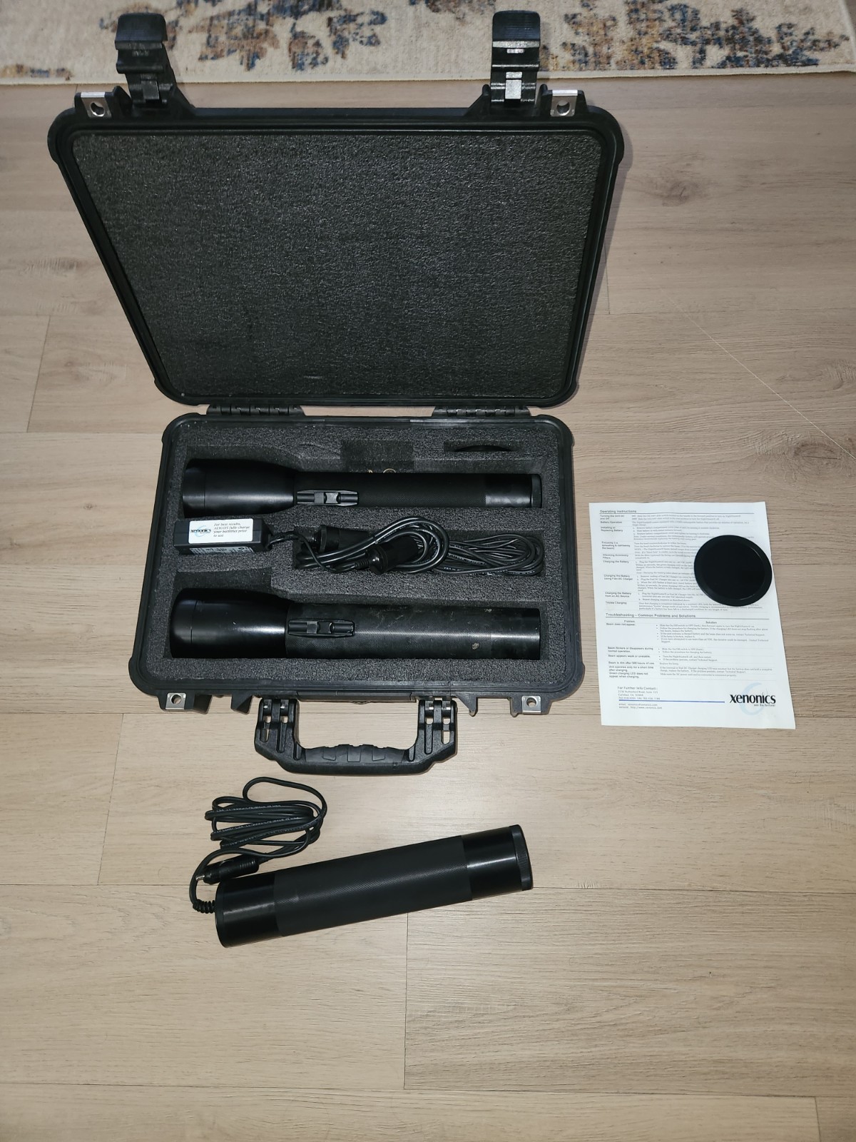 Xenonics Nighthunter II Spotting Searchlight Spot Search Flashlight And Extra Xenonics Nighthunter II Spotting Searchlight Spot Search Flashlight And Extra