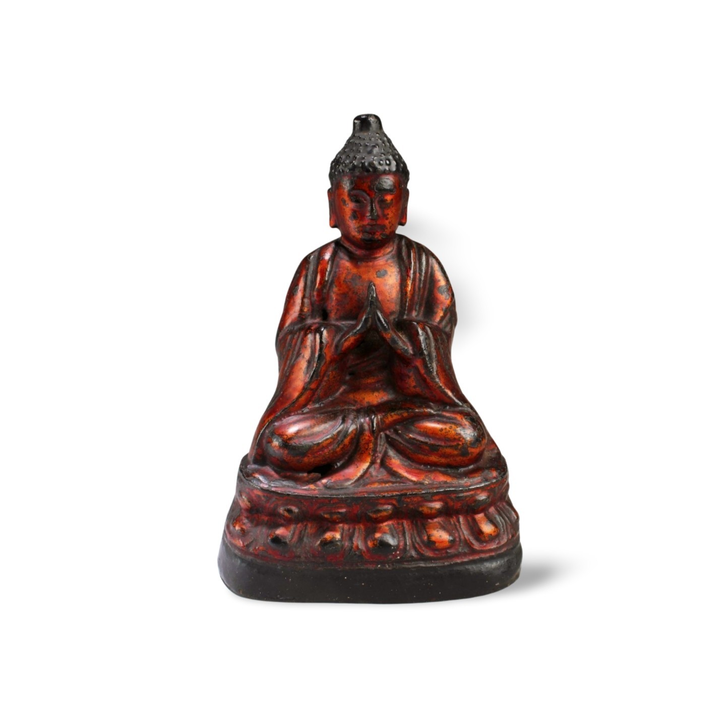 Antique Lacquered Bronze Buddha Statue Antique Lacquered Bronze Buddha Statue