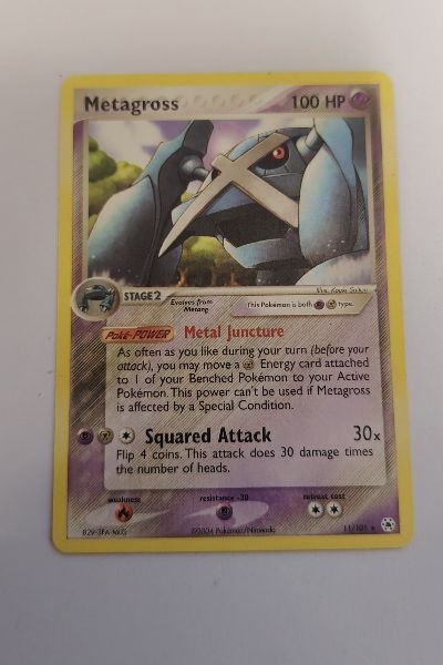 Metagross (EX Hidden Legends) 11/101 Rare Deck Exclusives Pokemon LP