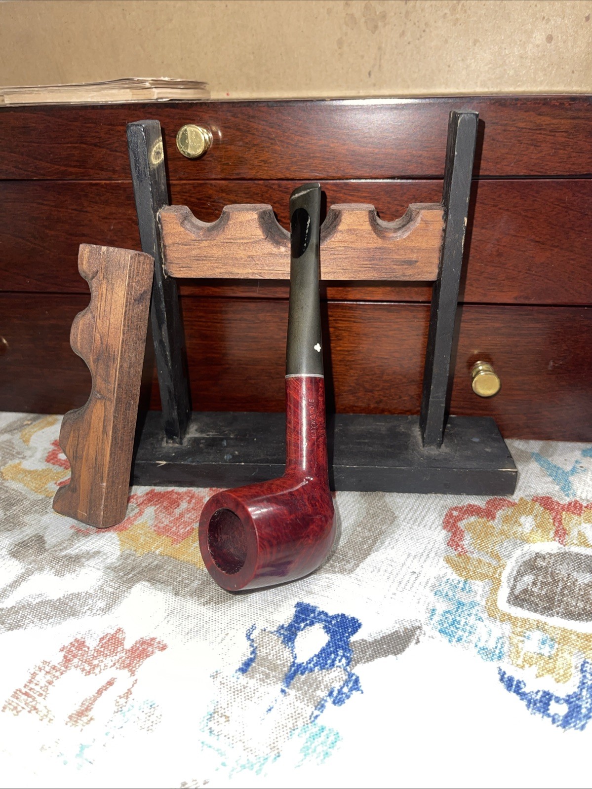 NOS Vintage Kaywoodie #22 “500” Imported Briar Wood Tobacco Pipe Pat 2306637 NOS Vintage Kaywoodie #22 “500” Imported Briar Wood Tobacco Pipe Pat 2306637