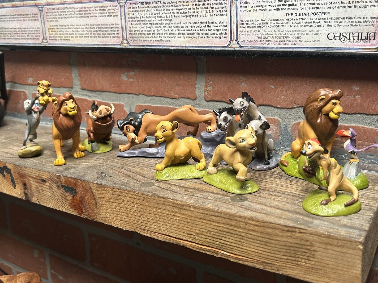 Disney Lion King Figurines Lot Of 9 Assorted Characters PVC Toys Cake Toppers