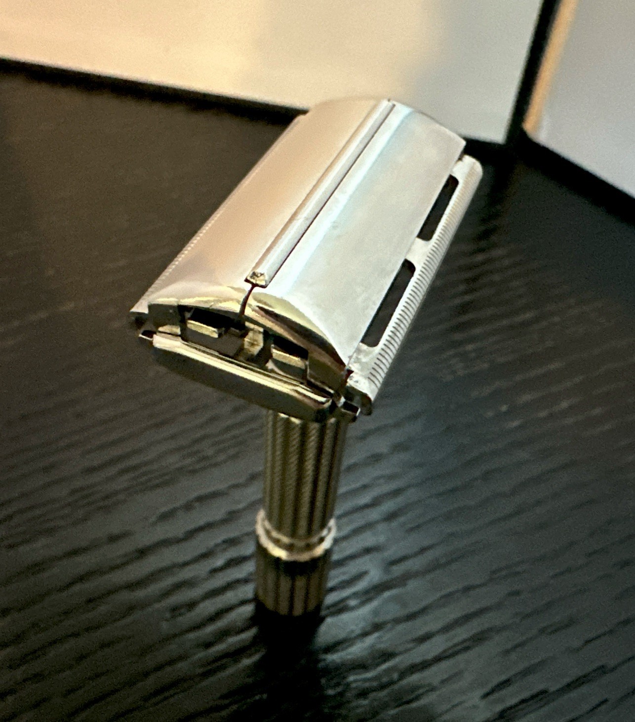 Vintage Gillette Fatboy Adjustable Safety Razor/1959 E1