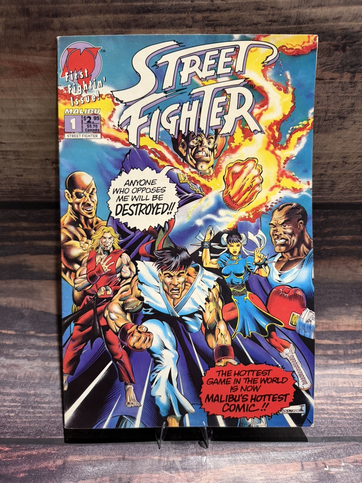Street Fighter #1 Malibu Comics 1993 - 1st Street Fighter Comic
