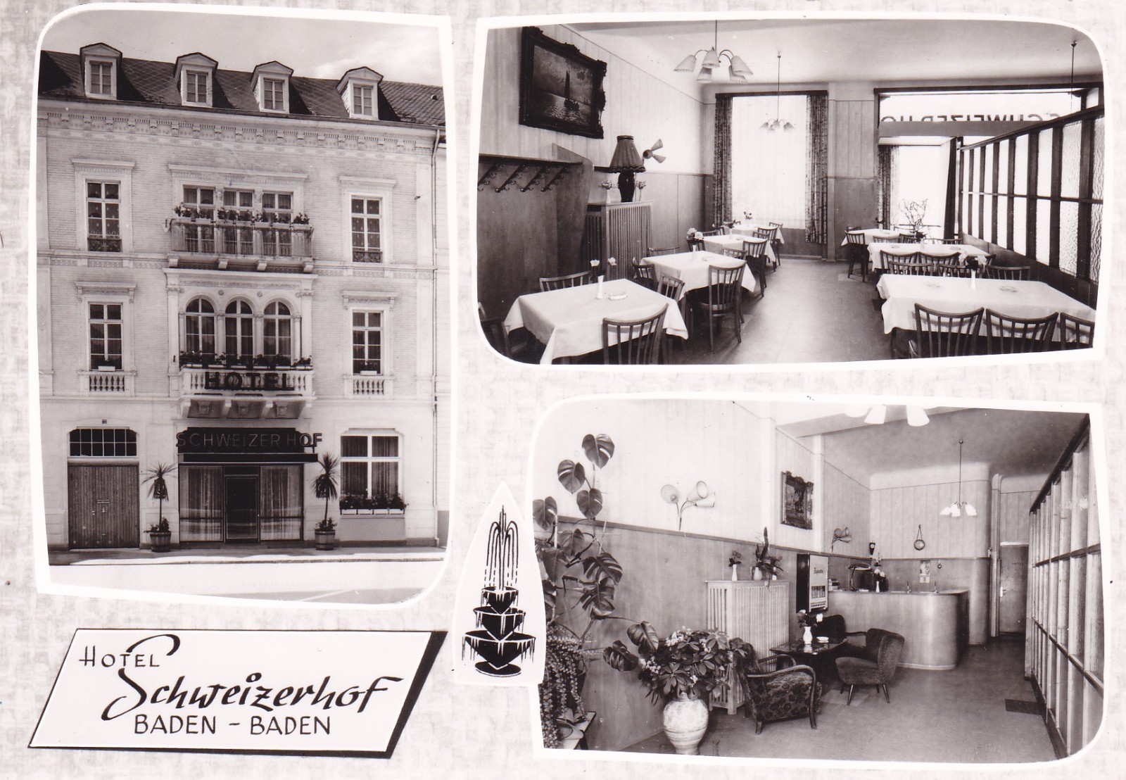 Greetings from Baden-Baden - Hotel Schweizerhof