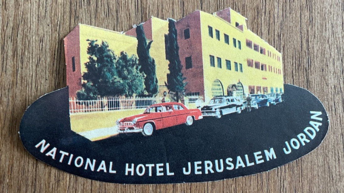 Vintage Travel Luggage Label for \
