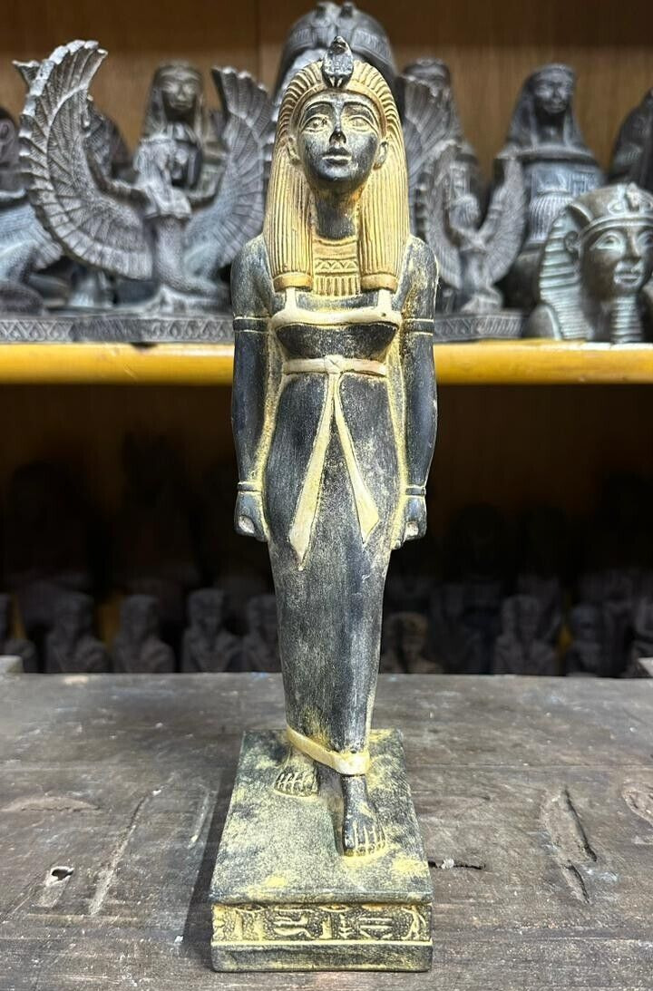RARE ANCIENT EGYPTIAN ANTIQUITIES Statue Large Goddess ISIS Pharaonic Egypt BC