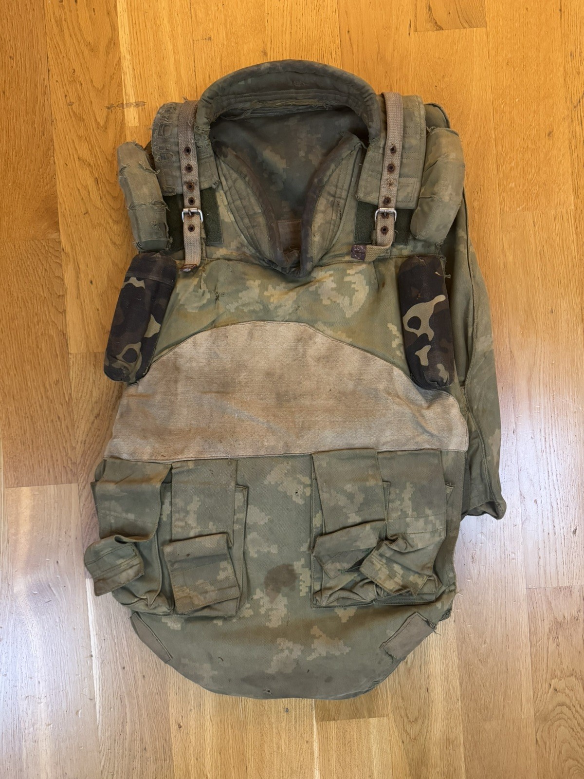 Rare Soviet Berezka 6B5 Ballistic Army Vest Russian Genuine Butan Mixed Camo Rare Soviet Berezka 6B5 Ballistic Army Vest Russian Genuine Butan Mixed Camo