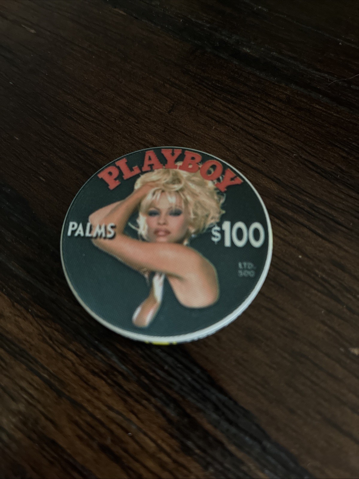 Las Vegas Palms Pamela Anderson $100 Casino Chip Feb 16, 2005