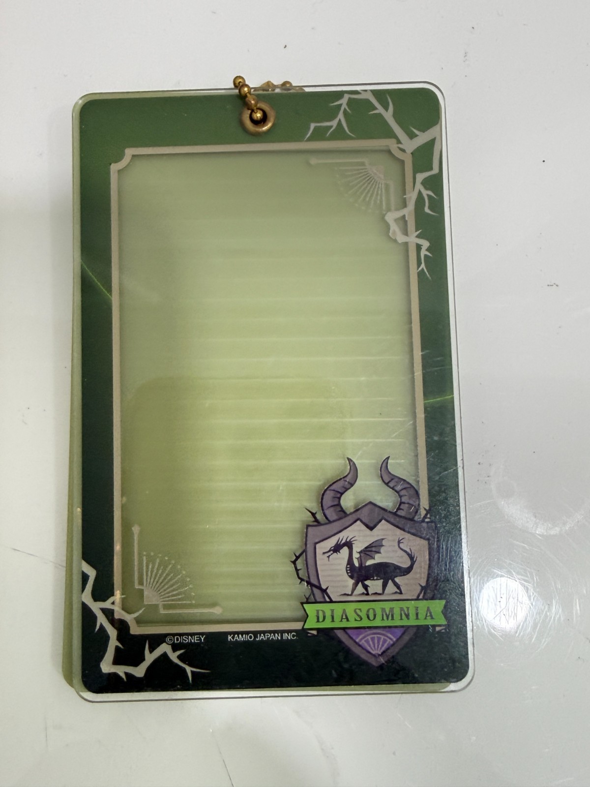 Disney Twisted Wonderland Diasomnia Clear Card Case Keychain Kamio Japan Import